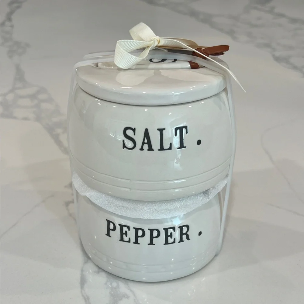 Rae Dunn..SALT. & PEPPER.